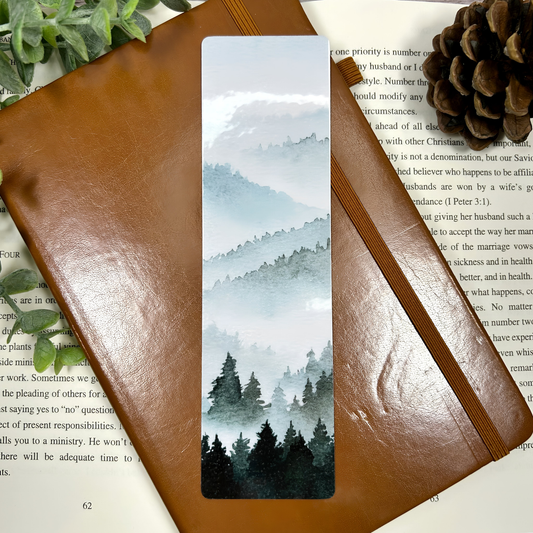 "The Smokies" Watercolor Bookmark