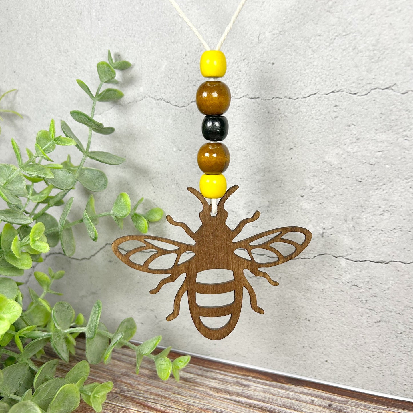 Bee Rear View Mirror Charm