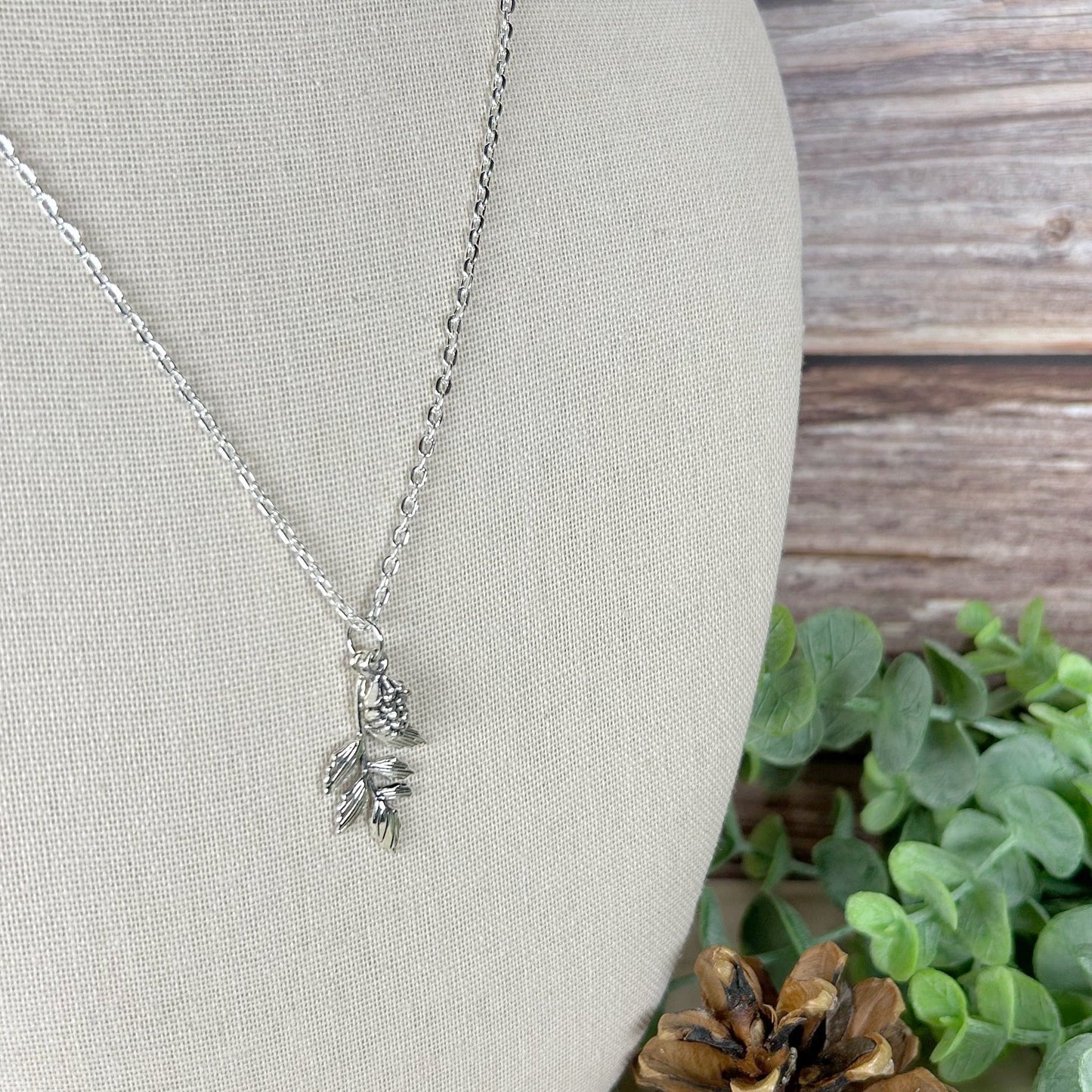 "Forest Frost" Silver Necklace