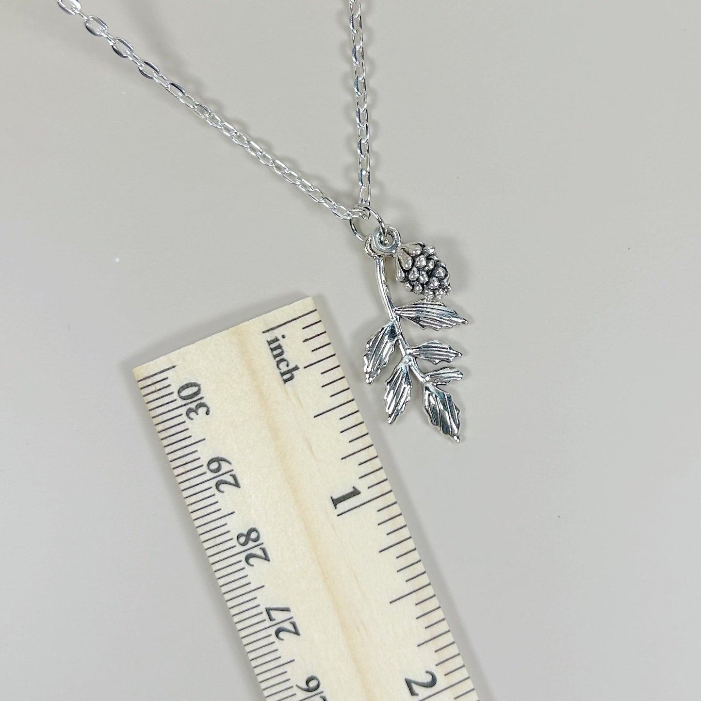 "Forest Frost" Silver Necklace