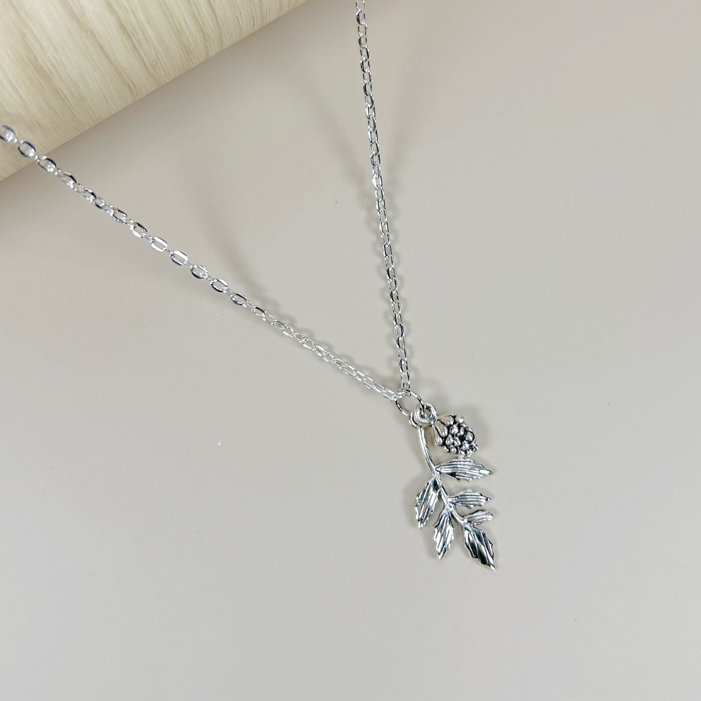 "Forest Frost" Silver Necklace