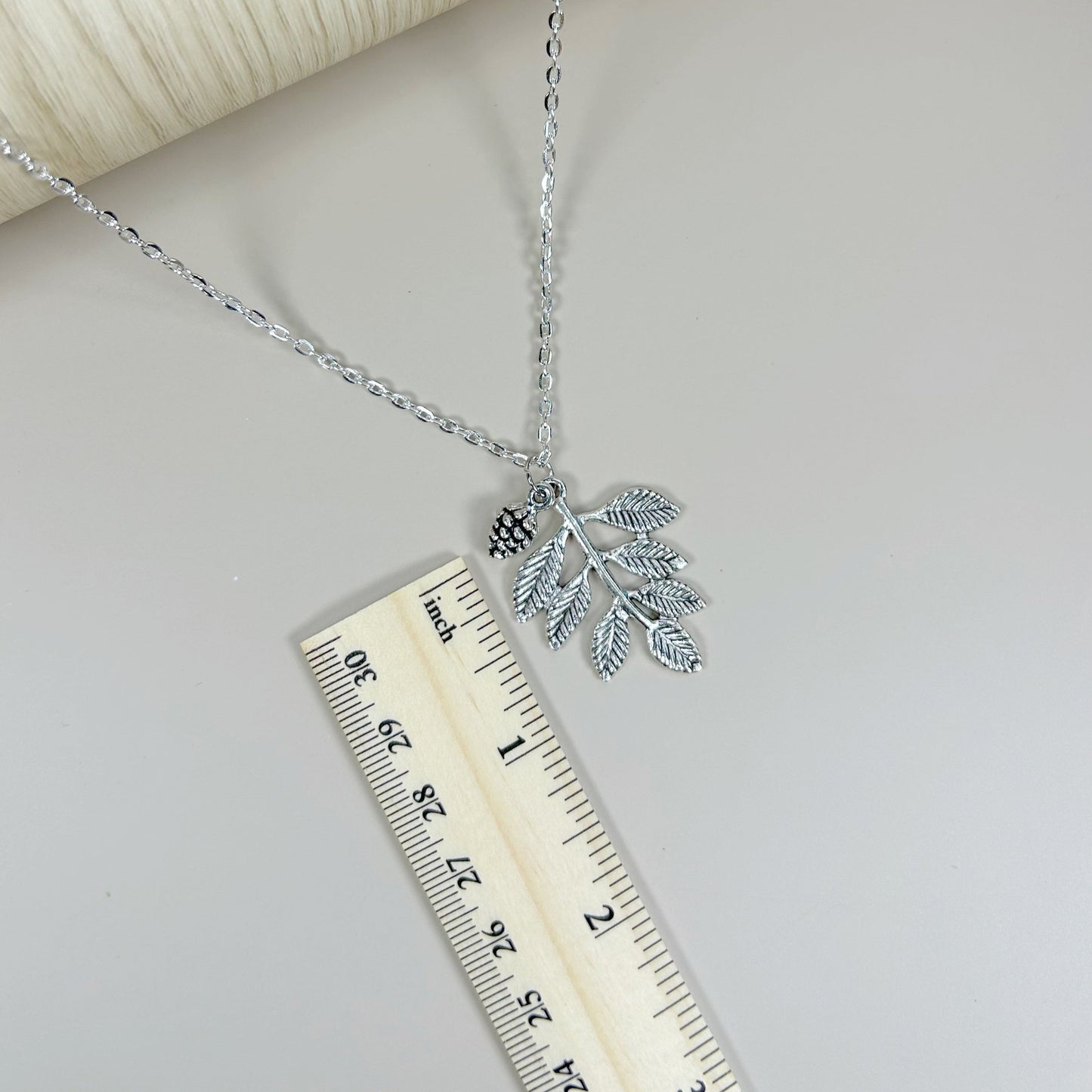 "Heritage Leaf" Silver Necklace