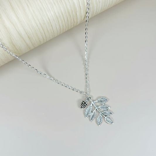 "Heritage Leaf" Silver Necklace