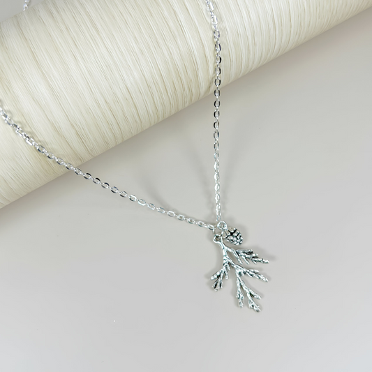 Forest Keepsake Silver Necklace