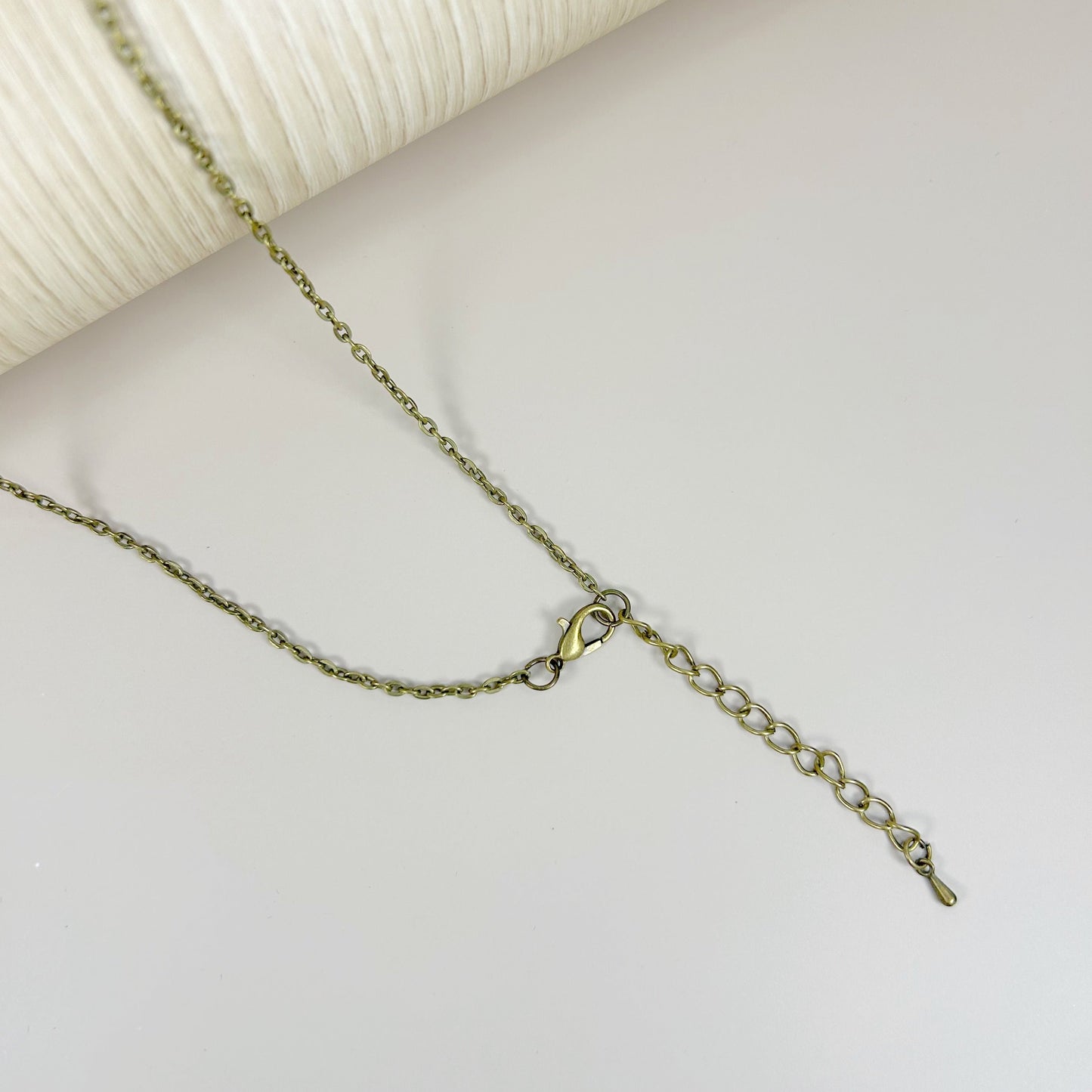 "Pine & Petal" Antique Bronze Necklace