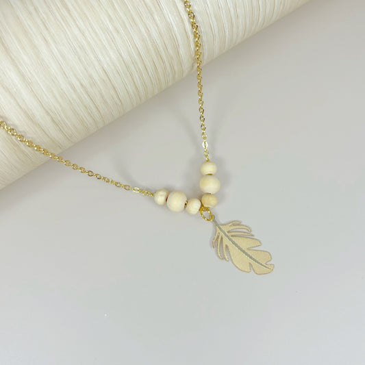 "Wild Whisper" Golden Necklace